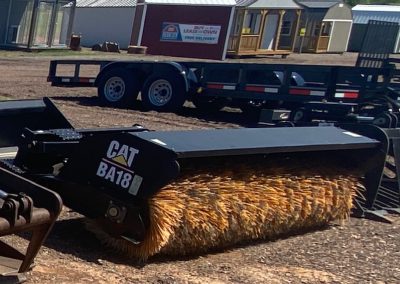 CAT BA18 Sweeper Skidsteer Attachment - $125
