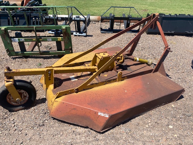 Used Yellow 5ft Tractor Brush Hog for sale!