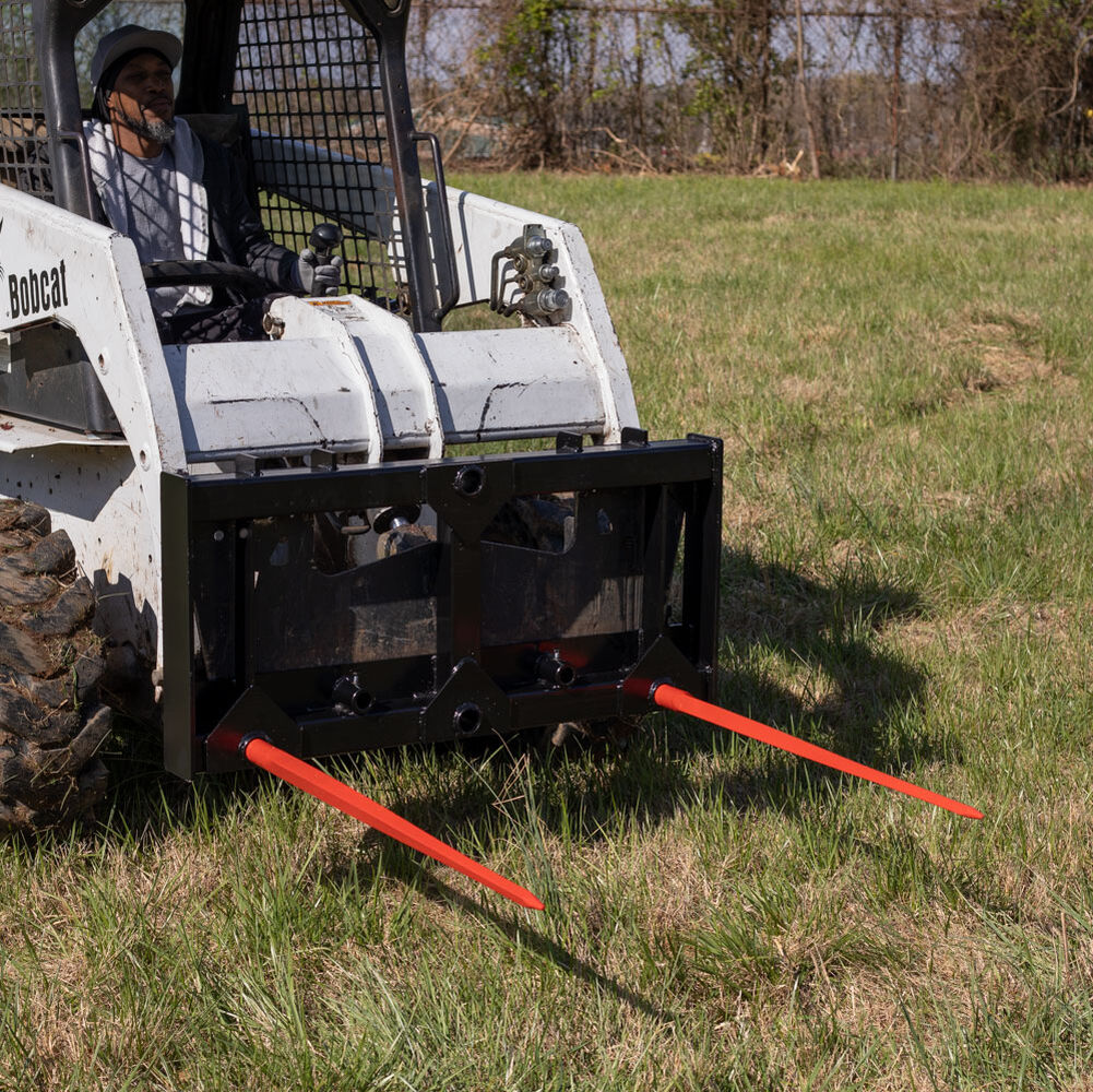 New 43″ Hay Spear Skid Steer Attachment