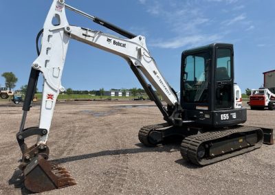 2017 Bobcat E55 Excavator Trackhoe Loader - $41,000