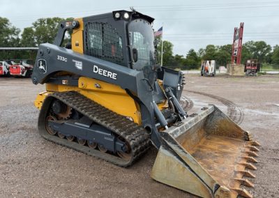 2022 John Deere 333G Cab Track High Flow Machine Skid Steer - $46,500