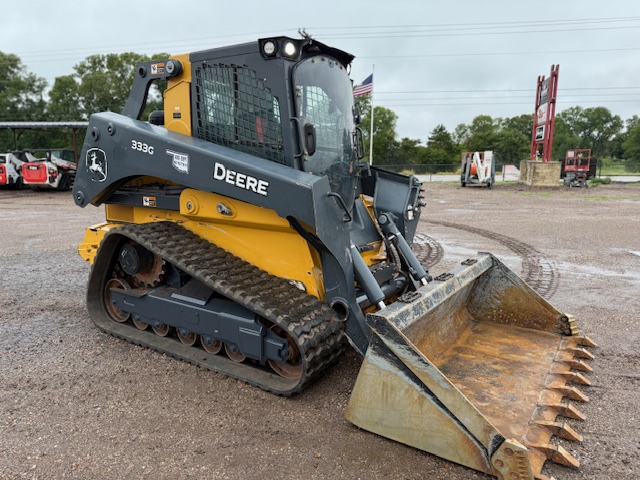 2022 John Deere 333G Cab Track High Flow Machine Skid Steer