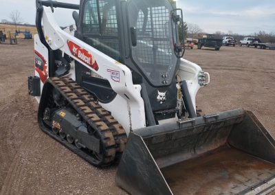 2022 Bobcat T66 Closed Cab High Flow Track Machine Skidsteer - $49,500
